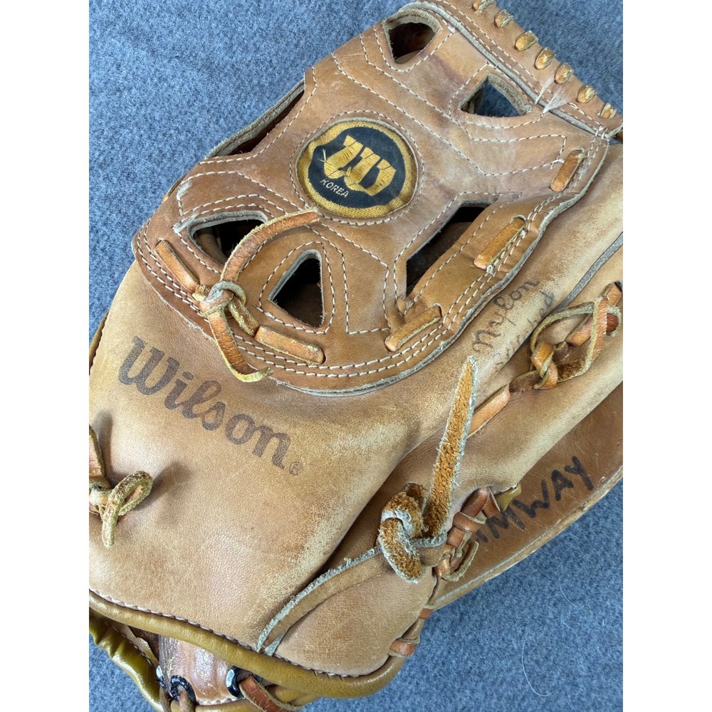 Wilson Baseball Glove Mens Tan‎ A249 Tommy John Endorsed Tri-Trap Vintage - Picture 2 of 10